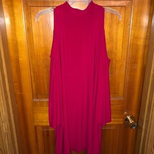 Tiana B. Red Casual Long Sleeve Dress